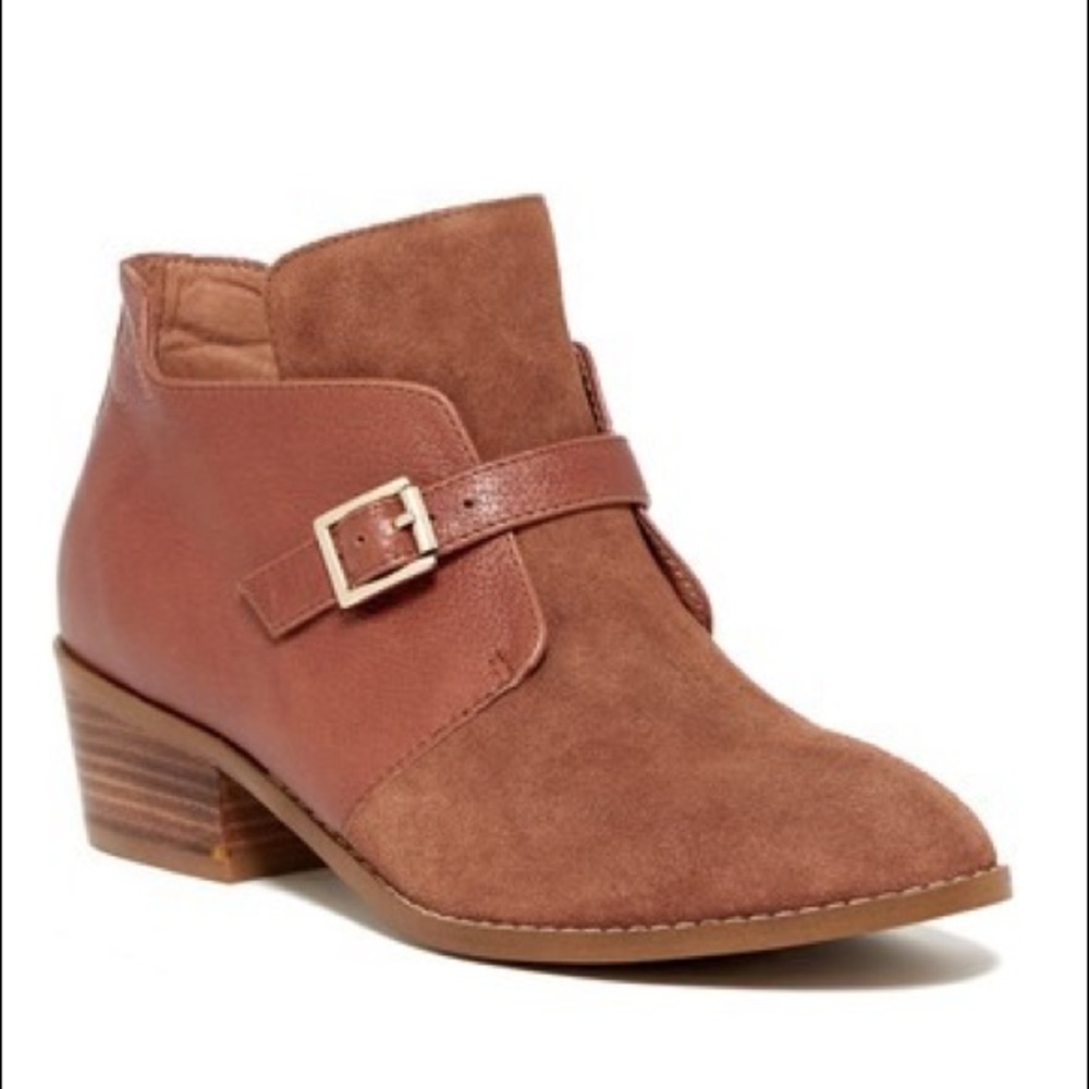 Yosi Samra Brown Suede Booties